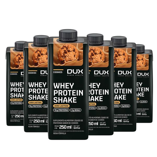 Kit 12 Whey Protein Shake Cookies