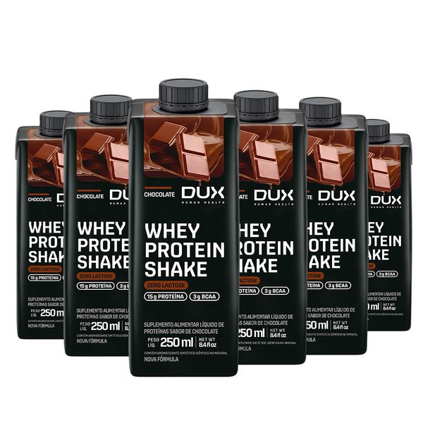 Kit 12 Whey Protein Shake Chocolate
